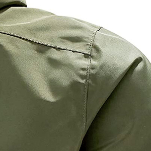 <b>Men's</b> Waterproof Hooded Windbreaker Jacket Full Zip <b>Rain</b> <b>Coat</b> with Pockets Outdoor Winter Outerwear - Product Image 4