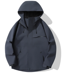 Shark Skin Soft Shell Winter Streetwear <b>Stand</b> Collar Assault Tactical <b>Fan</b> Windbreaker Outerwear Windproof Jacket - Product Image 3