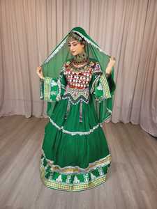 Precios al por mayor: Últimos vestidos afganos Kuchi, estilo étnico gitano tribal afgano, ropa de mujer de longitud completa, vestido afgano para boda - Product Image 2