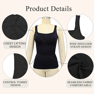 Top Deportivo Sin Costuras NANJU, Transpirable, de Spandex/Algodón, Ajustado, Moldeador de Cintura, para Mujer, Tallas Grandes, Estilo Vintage - Product Image 6