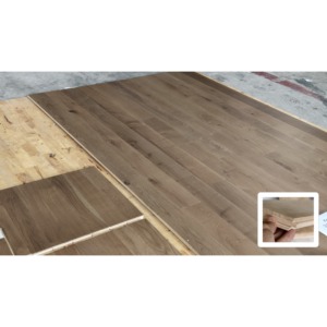 Plancher en bois d'ingénierie en chêne blanc à 2 couches, placage de 4 mm, système de clic, parquet certifié CARB P2 JAS - Product Image 1