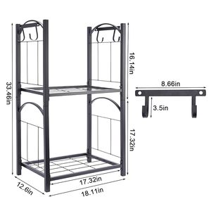 Steel <b>Log</b> <b>Holder</b> Rectangle Powder Coated Firewood Storage Classic Style Outdoor Indoor Use - Product Image 2