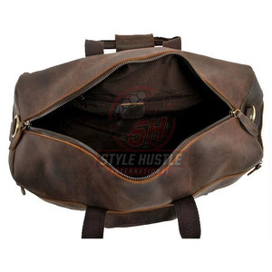 Bolsa de Viaje de Cuero de Material Duradero en Oferta, Bolsa de Viaje de Cuero Ligera Más Vendida - Product Image 5