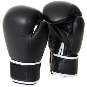 Gants de boxe en cuir artificiel PU de qualité supérieure avec rembourrage absorbant les chocs pour l'entraînement de boxe et la pratique en salle de sport - Product Image 1