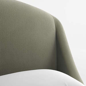 Wholesale Luxury Curved Upholstered <b>Bed</b> | Velvet Shelter <b>Platform</b> <b>Bed</b> <b>Frame</b> - Product Image 3