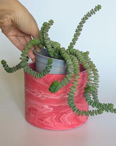 Maceta de Resina Personalizada de Lujo, Hecha a Mano, para Interiores y Exteriores, para Decoración de Jardín y Paisajismo, para Estantes y Mesas de Sala de Estar - Product Image 2