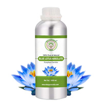 Huile absolue de lotus bleu de haute qualité, pure Nymphaea Caerulea, vente en gros pour l'aromathérapie et la parfumerie