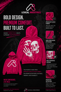 OEM Custom Heavyweight for <b>Zip</b> <b>Hoodie</b> 550 GSM Cotton Fleece Oversized Streetwear Skull Graphic Full <b>Zip</b> Winter <b>Pocket</b> - Product Image 6