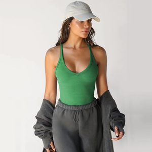 Débardeurs de sport pour femmes en gros – Tissu extensible quadridirectionnel pour marques de fitness américaines – Logo personnalisé - Product Image 1