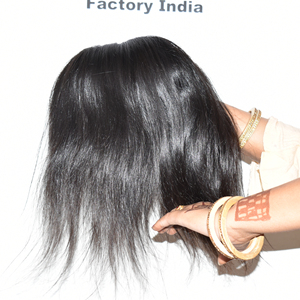 ผมตรงเนียนธรรมชาติ 100 กรัม เส้นผมอินเดียแท้แบบ Remy สำหรับต่อผมแบบเครื่องเย็บสองชั้น แบบคลิปอิน/แบบถัก สามารถฟอกสีได้ - Product Image 2