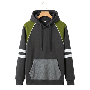 Vente en gros de sweats à capuche en coton pour hommes, sweat-shirt brodé, mode tendance, fabricant OEM ODM personnalisé - Product Image 2