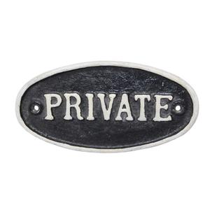 Panneau de signalisation murale pour propriété privée, routes, bâtiments, fixation murale et sur porte, panneau d'avertissement et plaque personnalisés, revêtement noir - Product Image 5
