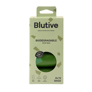 Bolsas para Desechos de Mascotas de Primera Calidad Hechas en España, Bolsas Biodegradables y Resistentes para Excrementos de Perro Blutive, 8x15 - Product Image 1