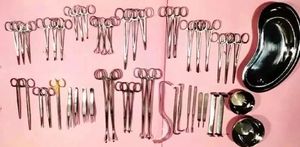 Juego de 50 Instrumentos de Laparotomía para Cirugía General de Azicon, Kit de Herramientas para Exploración Abdominal, Pinzas Hemostáticas para Tejido - Product Image 3