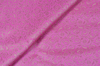 Tissu brocart floral de qualité supérieure, écologique, respirant, léger, lisse et brillant pour robes et saris de mode féminine