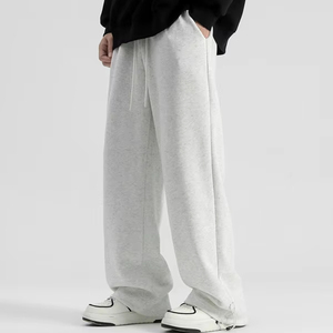 Luxury Wholesale Men 600GSM Heavy Weight Cotton <b>Oversized</b> <b>Sweatpants</b> Substantial Feel Architectural Silhouette Jogger Pants - Product Image 1