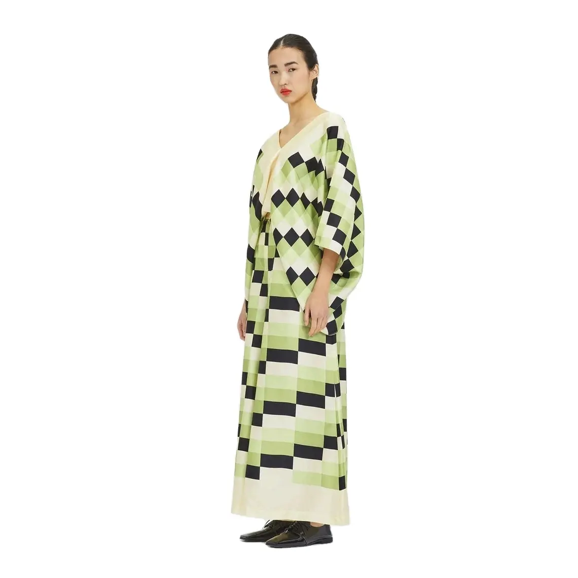 Women Silk Crepe Co ord Sets Printed Top Pajama Set Resort Wear Set Two Piece Dress Beach Wear V Neck Top