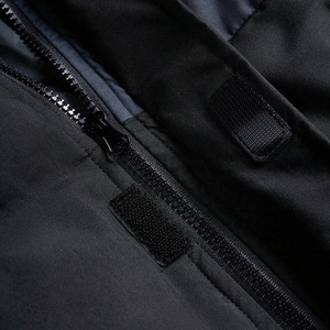 Blouson matelassé à col montant pour homme, épais, en toile, color block, streetwear, vêtement d'extérieur, service OEM - Product Image 5