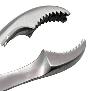 Pinzas para Sujetar Huesos Verbrugge de 10.75'' con Mordazas de 10.5mm, Instrumentos Quirúrgicos Veterinarios de Acero Inoxidable, Juego de Instrumentos Manuales - Product Image 5