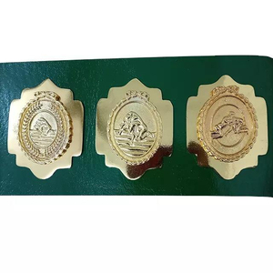 Muzamin Apparel World Heavy Weight Championship Leather Wrestling Trophy Belt-Eco-Friendly Waterproof Customizable Packaging - Product Image 4