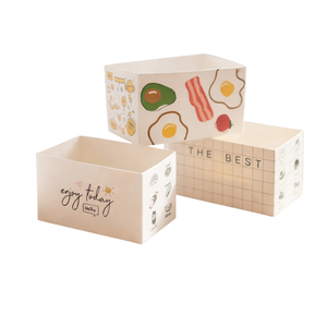 กล่องบรรจุภัณฑ์อาหารกระดาษคราฟท์ขายส่งพร้อมพิมพ์ลายตามสั่ง |   กล่องอาหารแบบนำกลับบ้านทำมือ บรรจุภัณฑ์รักษ์โลก จำนวนมาก - Product Image 3