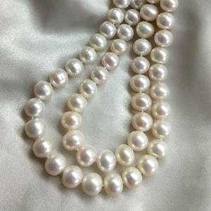 Freshwater <b>Pearls</b> 10-11mm Full Mother Chain S925 <b>Silver</b> Buckle Packaged in Gift Box for <b>Pearl</b> <b>Necklaces</b> Gifting - Product Image 3