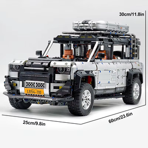 1:8 Off Road SUV Building <b>Block</b> Set 5268PCS Technical 4x4 Adventure Vehicle Model Compatible With Lego Bricks - Product Image 4