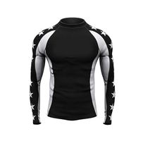 Vente en gros de rashguards de surf personnalisés à manches longues en Spandex/Polyester unisexe UPF50 à séchage rapide 220g, service OEM, logo personnalisé