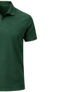Camiseta Polo de Algodón Verde Oscuro Personalizada para Hombre, Corte Clásico, Manga Corta, Ropa Casual de Verano, Logotipo Personalizado, Fabricante OEM, Suministro al por Mayor - Product Image 4
