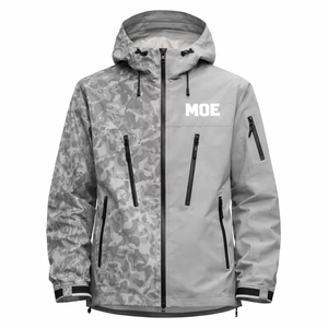Custom Clothing Manufacturer Thermochromic Streetwear Heat Reactive <b>Water</b> Reactive Windbreaker Waterproof Rain jacket for men - Product Image 2