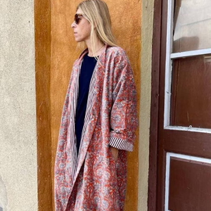 Veste bohème à imprimé longueur de plancher pour femme, nouvelle Collection Explosive Fashion 2023 - Product Image 2