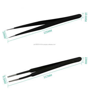 Pinces à extensions de cils en acier inoxydable de haute qualité SWISHER INTERNATIONAL SI-ELT-00016 avec pointe pointue pour une utilisation à fort volume - Product Image 3