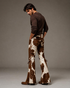 Pantalones de Motociclista de Cuero Vacuno Auténtico, Ropa de Motociclismo Premium, Pantalones para Hombre - Product Image 3