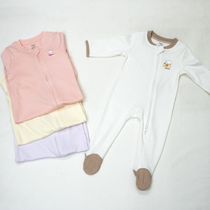 Body de Bebé ALB14 con Patrón de Dibujos Animados, Manga Larga, un Solo Botón, Unisex, Tejido Transpirable, 100% Algodón Orgánico, Talla 4 - Product Image 1