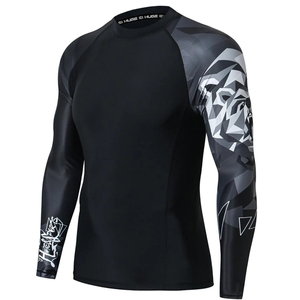 Best Materials Wholesale Selling High Quality Spandex Made OEM Long Sleeve <b>Men</b> Customized <b>Compression</b> <b>Shirt</b> <b>Men</b> Wholesale Wear - Product Image 5