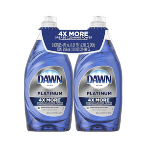 Liquide vaisselle Dawn Ultra, recharge de liquide vaisselle, détergent à vaisselle liquide, parfum original, 56 fl oz (lot de 2) - Product Image 5