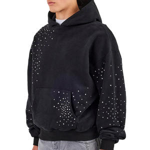 Sudaderas con capucha para hombre en grandes cantidades para uso urbano, ligeras, de algodón y poliéster, disponibles en todas las tallas. - Product Image 2