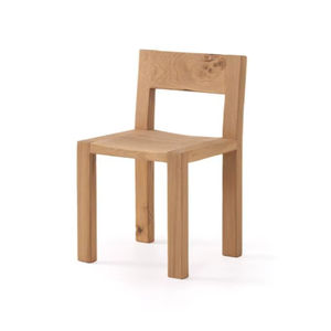 Silla de Comedor de Madera de Teca Sólida Hecha a Mano de Primera Calidad – Muebles Duraderos con Acabado Natural para Hostelería y Uso Residencial - Product Image 1