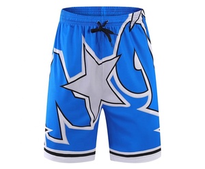 Pantalones cortos de poliéster con estampado personalizado, 5 pulgadas, para entrenamiento, baloncesto, correr, gimnasio - Product Image 1