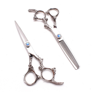 As Per Customer Demands Professional Antique Design Dragon Barber <b>Scissors</b> Comfortable Handle Hair Cutting & Trimming Shears - Product Image 3