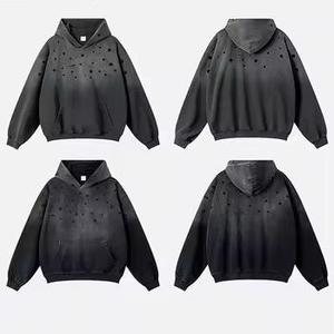 Sweats à capuche délavés à l'acide en gros, respirants, durables, coupe-vent, conception OEM, qualité supérieure, à prix bas - Product Image 1