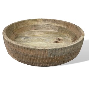 Large Mango <b>Wood</b> Decorative Bowl Wholesale | Handcrafted Natural <b>Wood</b> Serving Bowl - Product Image 2