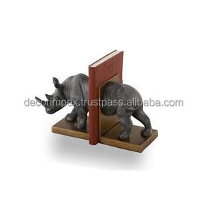 Serre-livres décoratifs avec bois de cerf ou de wapiti vintage. Les matériaux courants comprennent la polyrésine durable, l'aluminium en laiton coulé - Product Image 5