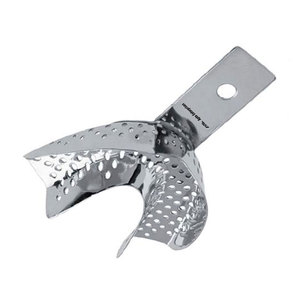 Bandeja de Impresión Dental de Calidad Premium con Borde M Perforado Inferior D de Acero Inoxidable Reutilizable y Autoclavable para Ortodoncia - Product Image 2