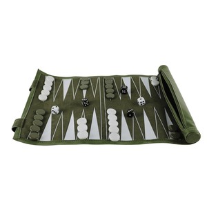 Foldable Luxury <b>Backgammon</b> Roll Strategy Entertainment <b>Board</b> Game Set Family Fun Personalized Custom Logo Durable Eco-Friendly - Product Image 1