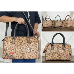 Nouveau Sac de Voyage en Cuir Façonné à la Main 2026 – Sac Polyvalent Fait Main Unisexe Grande Taille – Sac à Main Grand Format Type Speedy - Product Image 1