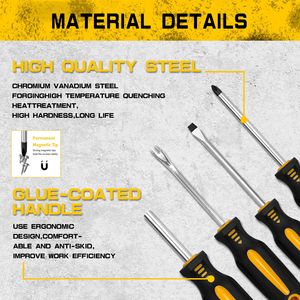 Juego de Destornilladores Magnéticos de Precisión de 53 Piezas, Magnificador de Espátula, Reparación de Automóviles Electrónicos, Todo en Uno, Estuche Duradero, Herramientas de Acero Cr-V - Product Image 5