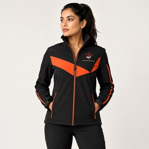 Veste softshell pour femme, vêtement d'extérieur professionnel léger, tissu respirant durable, coupe confortable et flexible, idéale pour la randonnée et le trekking - Product Image 1