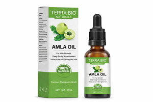 Aceite Capilar Herbal de Amla de Marca Privada para el Crecimiento del Cabello y Cuidado del Cuero Cabelludo, Fortalecedor, Nutritivo y Suavizante, 30 ml - Product Image 4