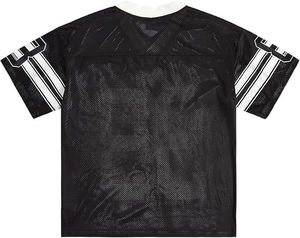 Camiseta de Fútbol de Malla Negra con el Número 99 y Estrellas Blancas, Cuello en V, Manga Corta, para Hombre, de Algodón Orgánico Ecológico, de Secado Rápido y Transpirable - Product Image 4